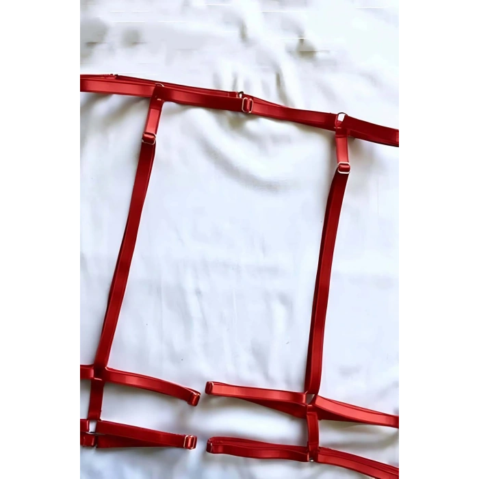 Giyim Lastikli Seksi Jartiyer Harness - Brf44