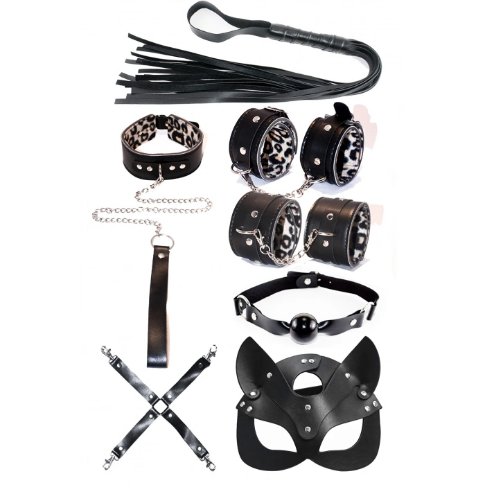 Giyim Leopar Desenli Fantezi Set