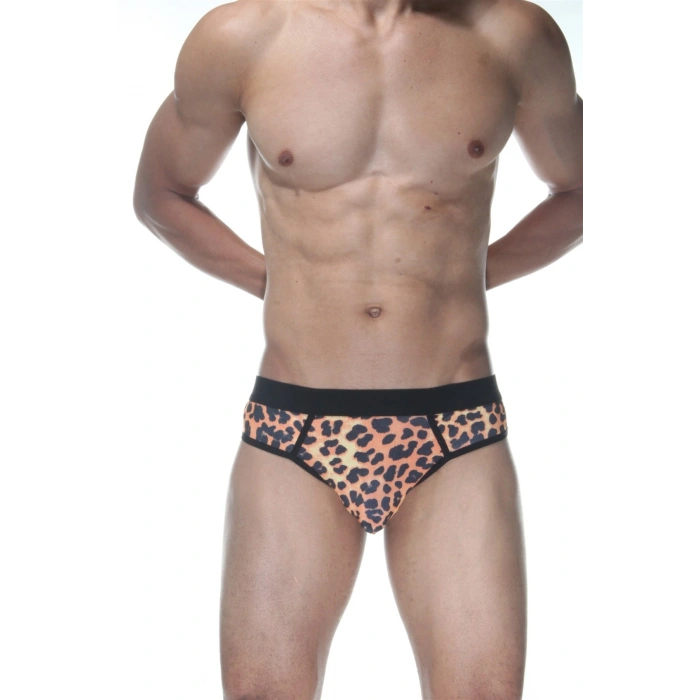 Giyim Leopar Jockstrap Fantezi İç Giyim
