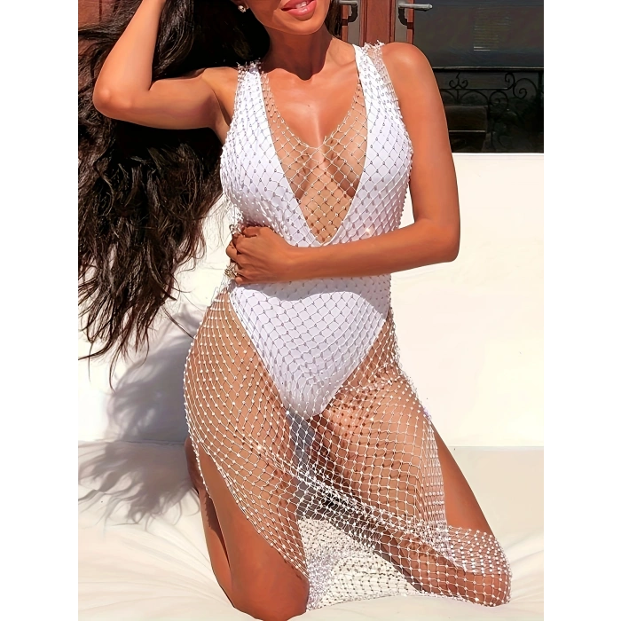 Giyim Mini Elbise Kolsuz.