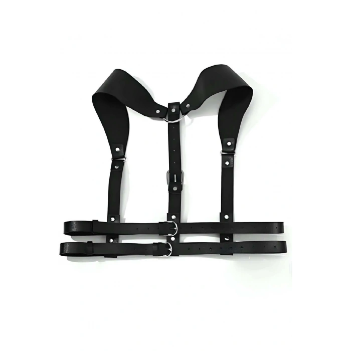 Giyim Omuzdan Askılı Ayarlanabilir Şık Deri Kemer - Brf966