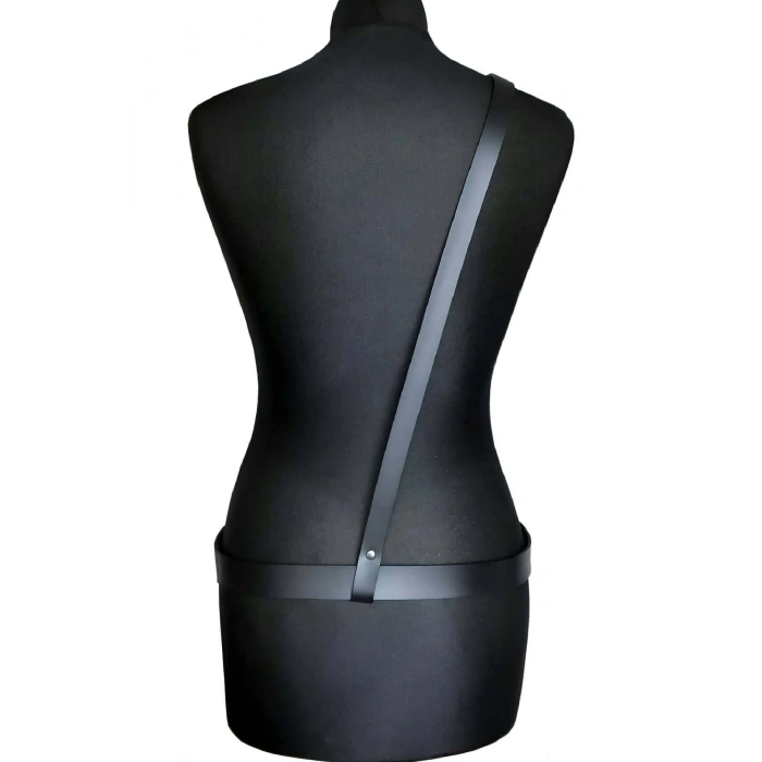 Giyim Omuzdan Tekli Bağlamalı Bel Kemer Harness - Brf917