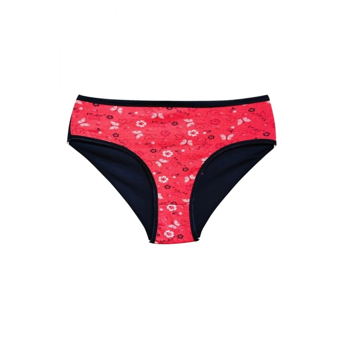 Giyim Pamuklu Geniş Kenarlı Likralı Desenli Bato Kadın Külot 3lü Paket Set1