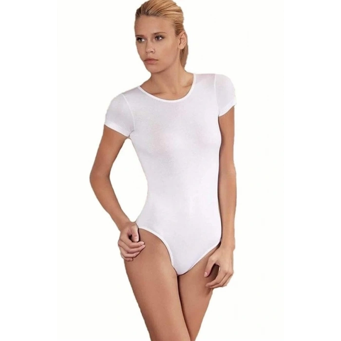 Giyim Şahinler Bisiklet Yaka Çıtçıtlı Body B860