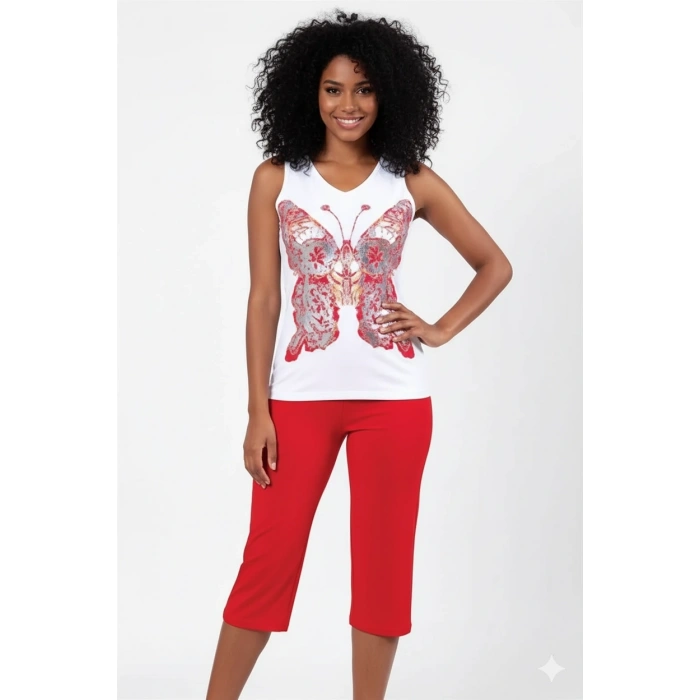 Giyim Şahinler Kelebek Baskılı Takım B457