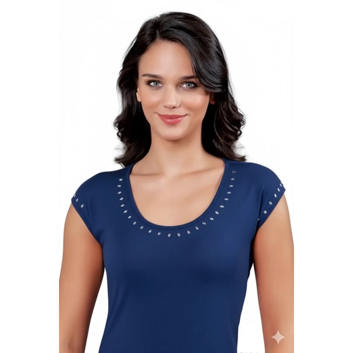 Giyim Şahinler Taş Başkılı Atlet B304