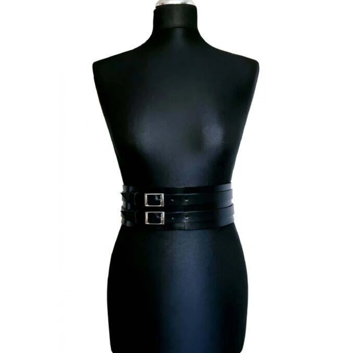 Giyim Seksi Deri Bel Kemer Harness - Brf907
