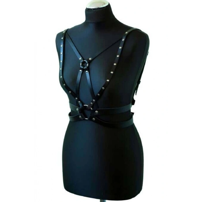 Giyim Seksi Deri Göğüs Harness - Brf909