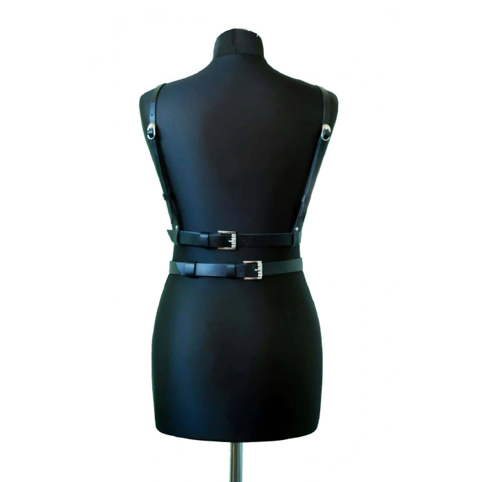 Giyim Seksi Deri Göğüs Harness - Brf909
