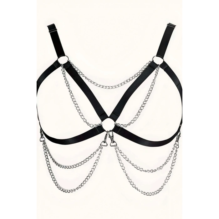 Giyim Seksi Lastik Göğüs Harness - Brf799