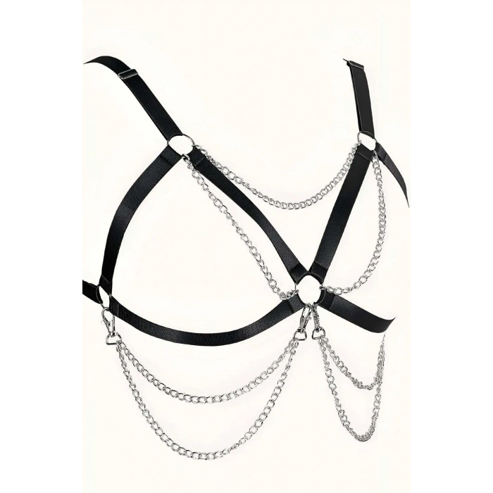 Giyim Seksi Lastik Göğüs Harness - Brf799