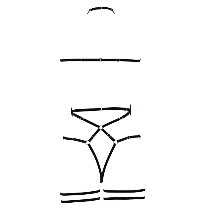 Giyim Seksi Lastik Vücut Takısı - Brf341