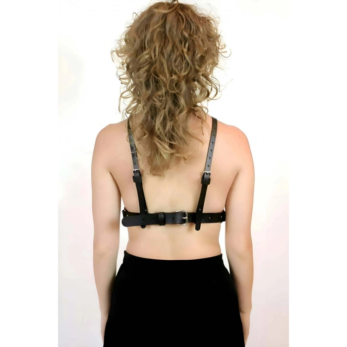 Giyim Şık Deri Göğüs Kemer Ve Çivili Tasma - Brf1299