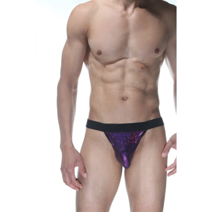 Giyim Simli Mor Erkek  Tangası