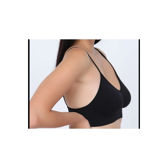 Giyim Siyah Lcralı Büstiyer Sütyen Korse - 720