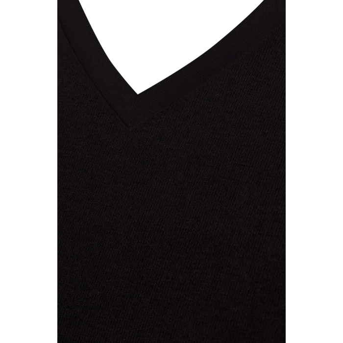 Giyim Star 206 Modal Yarım Kol V-yaka T-shirt Atlet