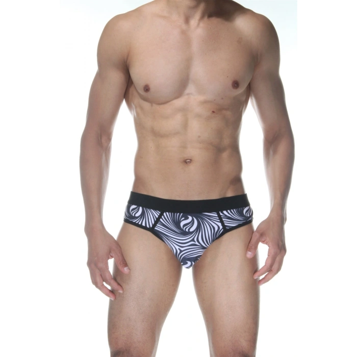 Giyim Zebra Jockstrap Fantezi İç Giyim