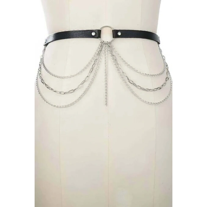Giyim Zincirli Bel Kemer Harness - Brf922