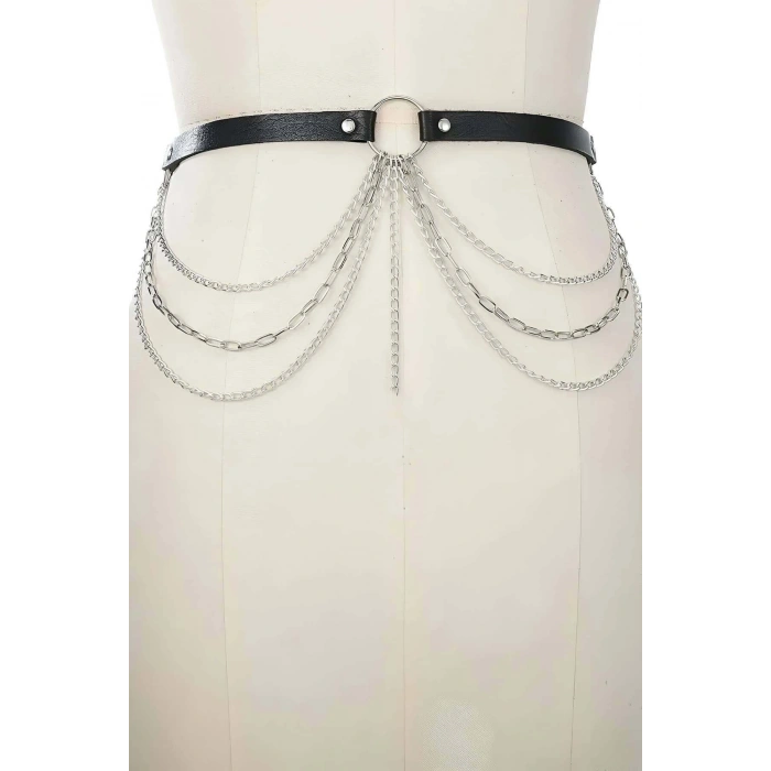 Giyim Zincirli Bel Kemer Harness - Brf922