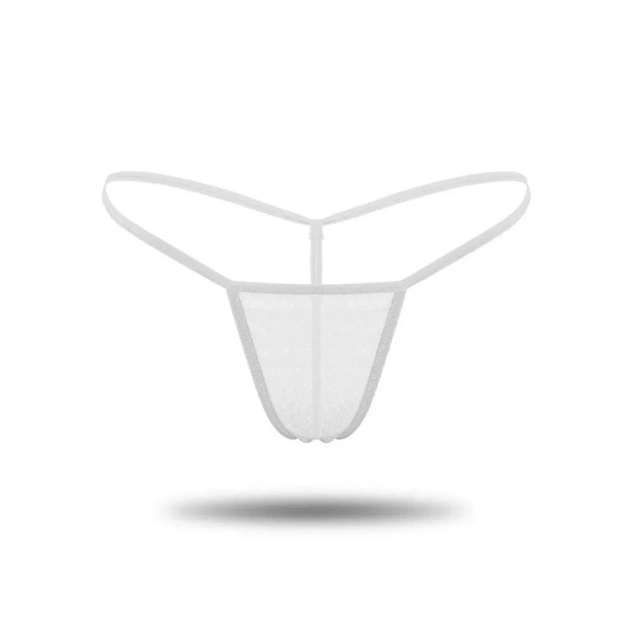 Kadın 3lü Transparan Tül String