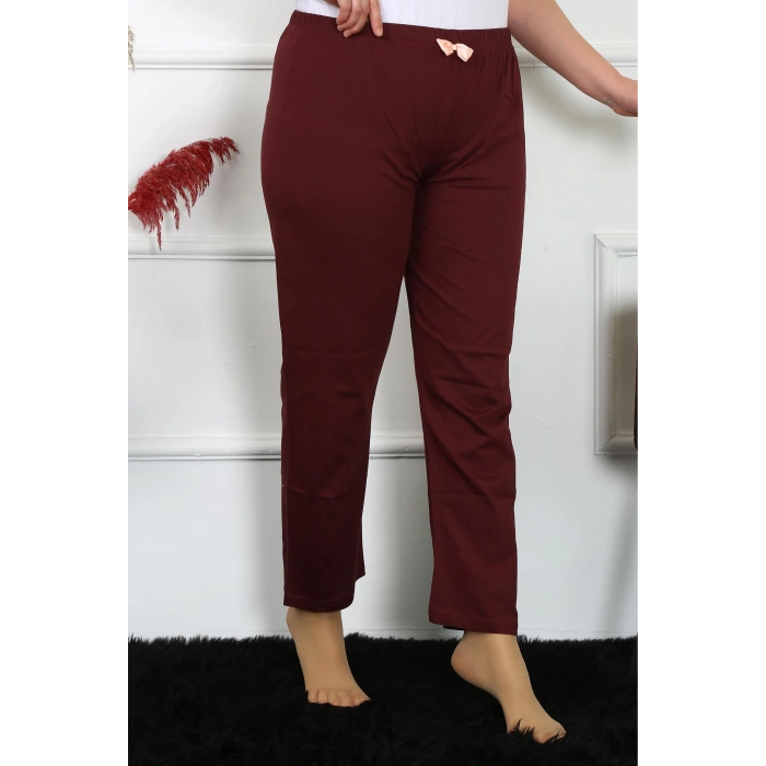 Kadın Pamuklu Büyük Beden Alt Pijama
