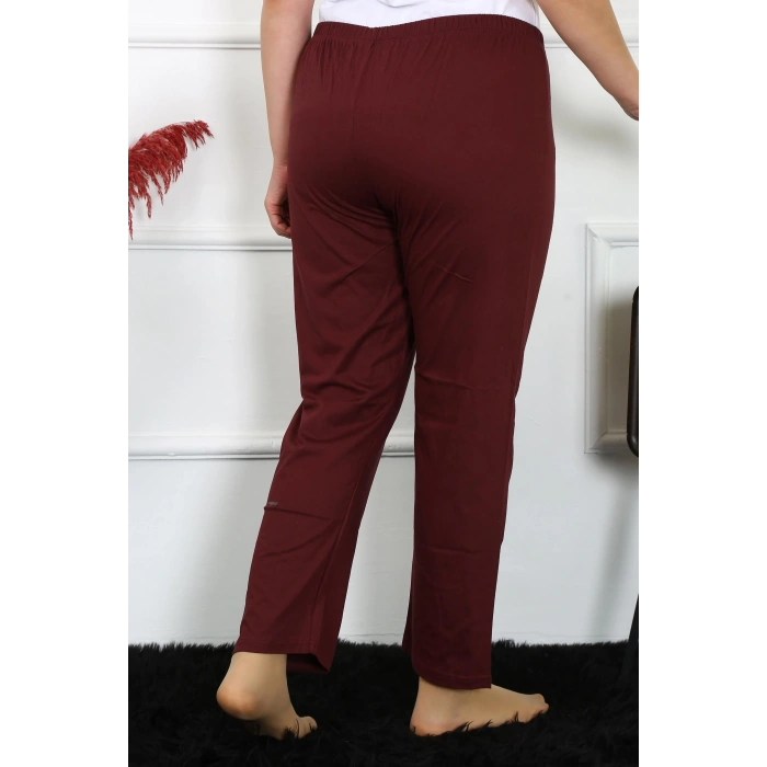 Kadın Pamuklu Büyük Beden Alt Pijama