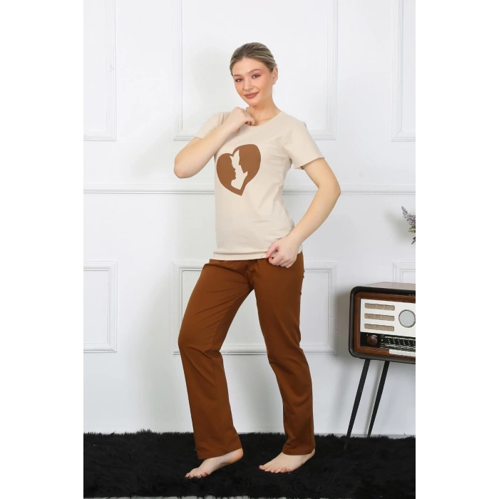 Kısa Kol Penye Pijama Takımı