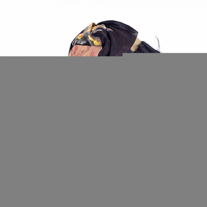 Lateks Saçlı Sakallı Korsan Maskesi