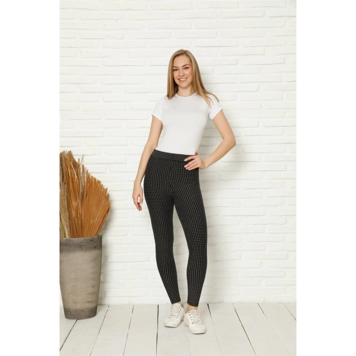 Penye Likralı Tayt Siyah