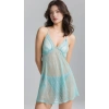 Aqua Tül Mini Gecelik Zarif Kadın Gece Elbisesi