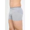Erkek Pamuk Likralı Boxer Gri