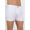Erkek Penye Boxer Beyaz