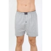 Erkek Penye Boxer Gri