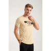 Erkek Ten Rengi Kısa Kol Pijama Takımı
