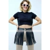 Giyim 37 Cm Püsküllü Şık Mini Etek - Brf1400