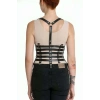 Giyim Beşli Bağlamalı Deri Göğüs Harness - Brf630
