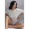 Giyim Beyaz Kadın Çizgili Külot Veronica-k1010
