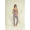 Giyim Dantelli Hamile Lohusa 3lü Pijama Takımı