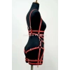 Giyim Deri Body Harness, Deri Dansçı Kostüm, Pole Dans Kostüm - Apft502
