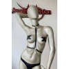 Giyim Deri Boyun Ve Bel Harness Zincir Detaylı - Brf5