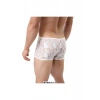 Giyim Erkek Beyaz Dantelli Boxer İç Çamaşırı
