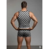 Giyim Erkek Desenli Tank Top Boxer Takım