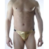 Giyim Erkek Gold Lame Brazillian Slip İç Çamaşırı