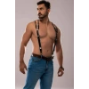 Giyim Erkek Omuzdsan Askılı Deri Harness - Brfm140