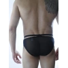 Giyim Erkek Siyah Tül Fantezi Slip İç Çamaşırı