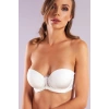 Giyim Gala Balconette Foam Cup Bra, Ekru Konforlu Ve Şık Sütyen, Strapless