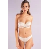 Giyim Gala Balconette Foam Cup Lace Bra, Ten Konforlu Ve Şık Sütyen, Strapless