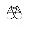 Giyim Göğüs Bölgesi Şık Pentagram Harness - Brf170
