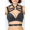 Giyim Göğüs Üzeri Şık Deri Harness - Brf989