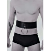 Giyim Halka Detaylı Seksi Erkek  Göbek Harness - Brfm36